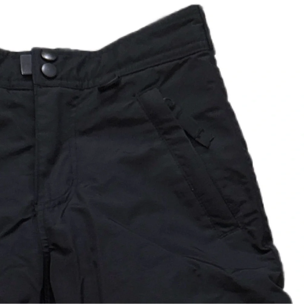 Slalom Black Insulated Water Resistant Kids Unisex Snow Pants Size S 6/7